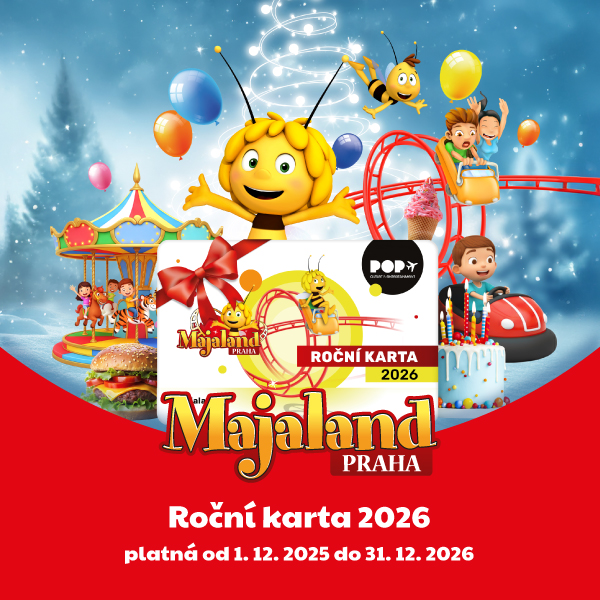 Majaland – Roční karta 2026, dárkový voucher