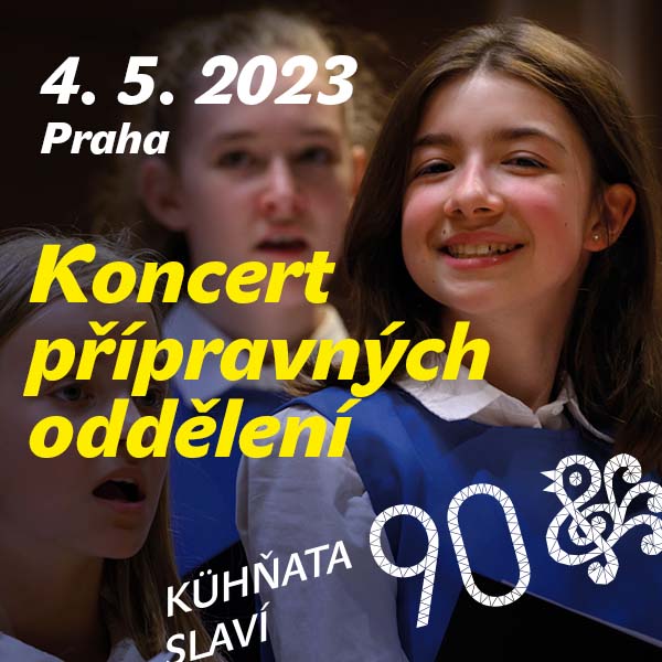 KÜHŇATA SLAVÍ 90! Koncert přípravných oddělení
