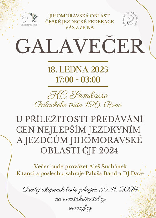 picture Galavečer České jezdecké federace