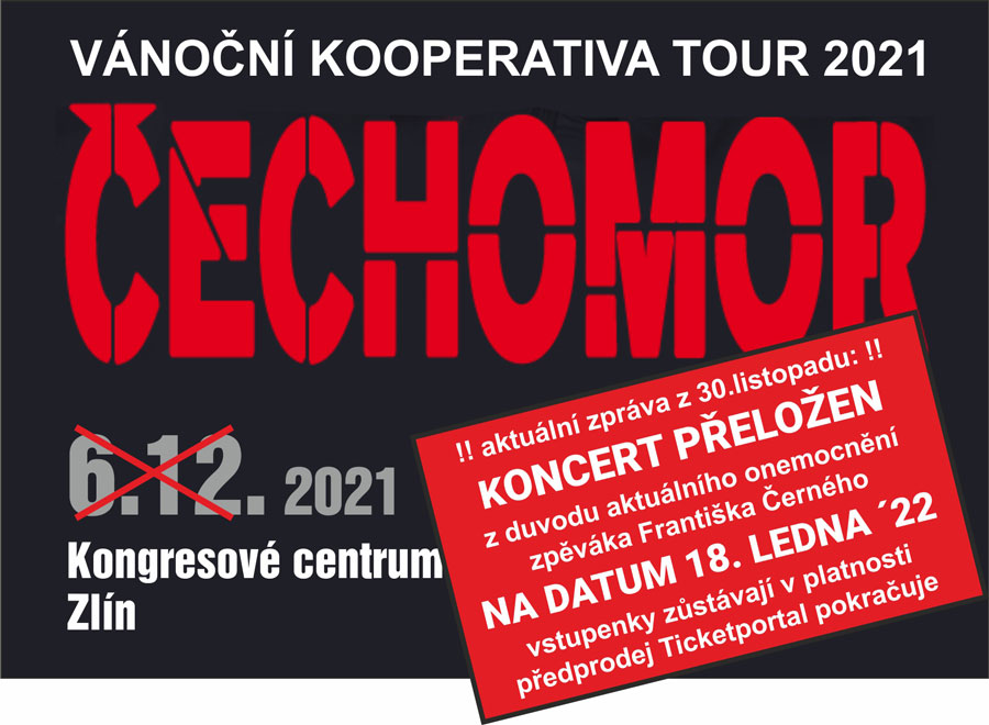 picture ČECHOMOR – vánoční koncert KOOPERATIVA TOUR 2020