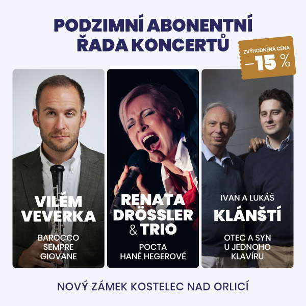 PODZIMNÍ ABONENTNÍ ŘADA KONCERTŮ V NOVÉM ZÁMKU
