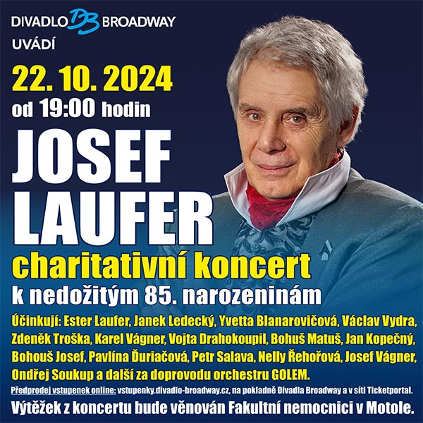 Josef Laufer - koncert k nedožitým 85. narozeninám