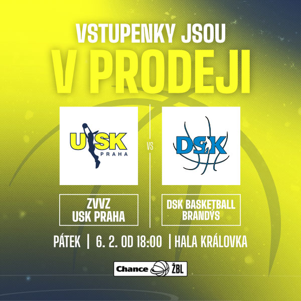 ZVVZ USK Praha – DSK Basketball Brandýs