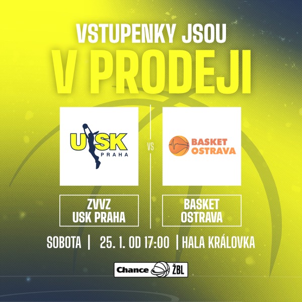ZVVZ USK Praha – Basket Ostrava