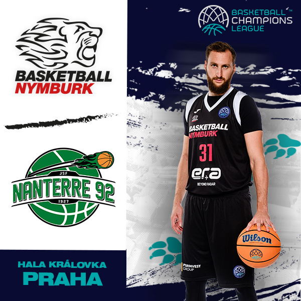 BCL - ERA Basketball Nymburk - Nanterre 92 (FRA)