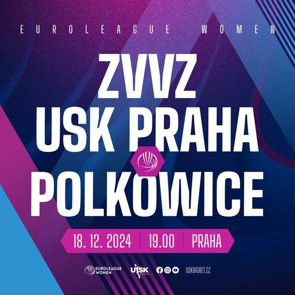 ZVVZ USK Praha – KGHM BC Polkowice