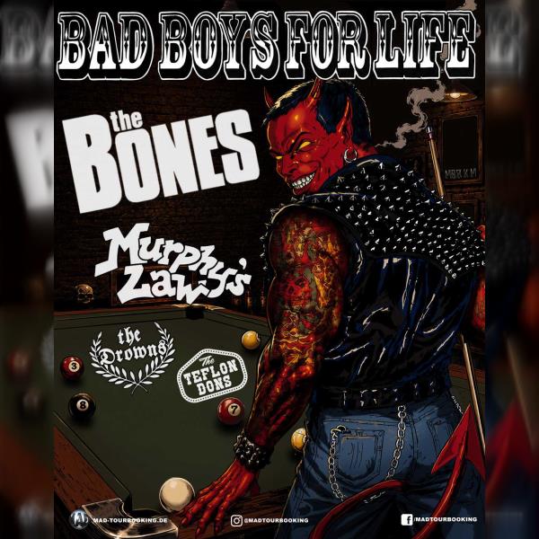 The Bones + Murphy’s Law + The Drowns + The Teflon Dons