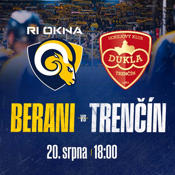 RI OKNA Berani Zlín - HC Dukla Trenčín