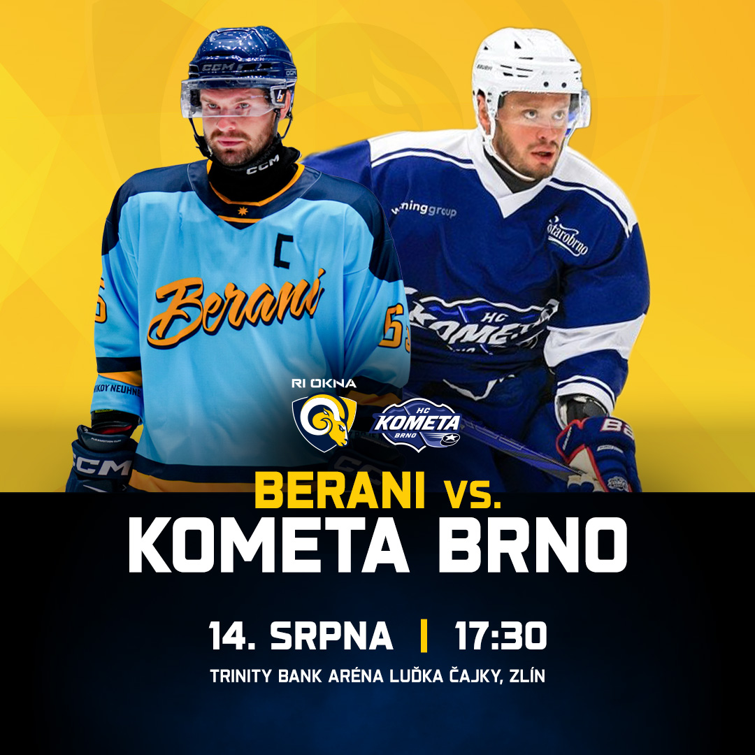 RI OKNA Berani Zlín - HC Kometa Brno
