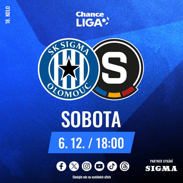 SK Sigma Olomouc – AC Sparta Praha (HOSTÉ)