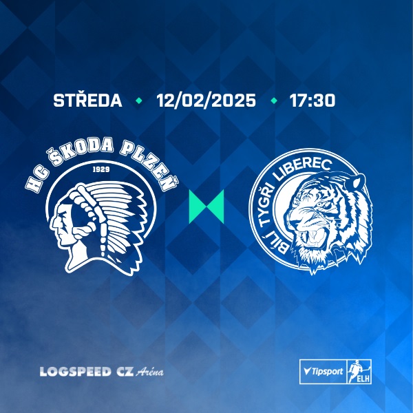 HC Škoda Plzeň -  Bílí Tygři Liberec
