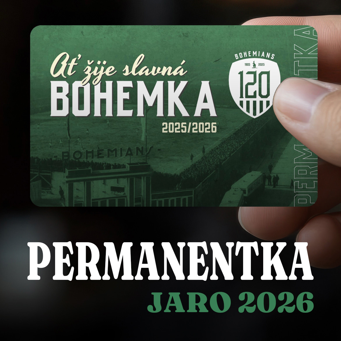BOHEMIANS PRAHA 1905 - PERMANENTKA JARO 2026