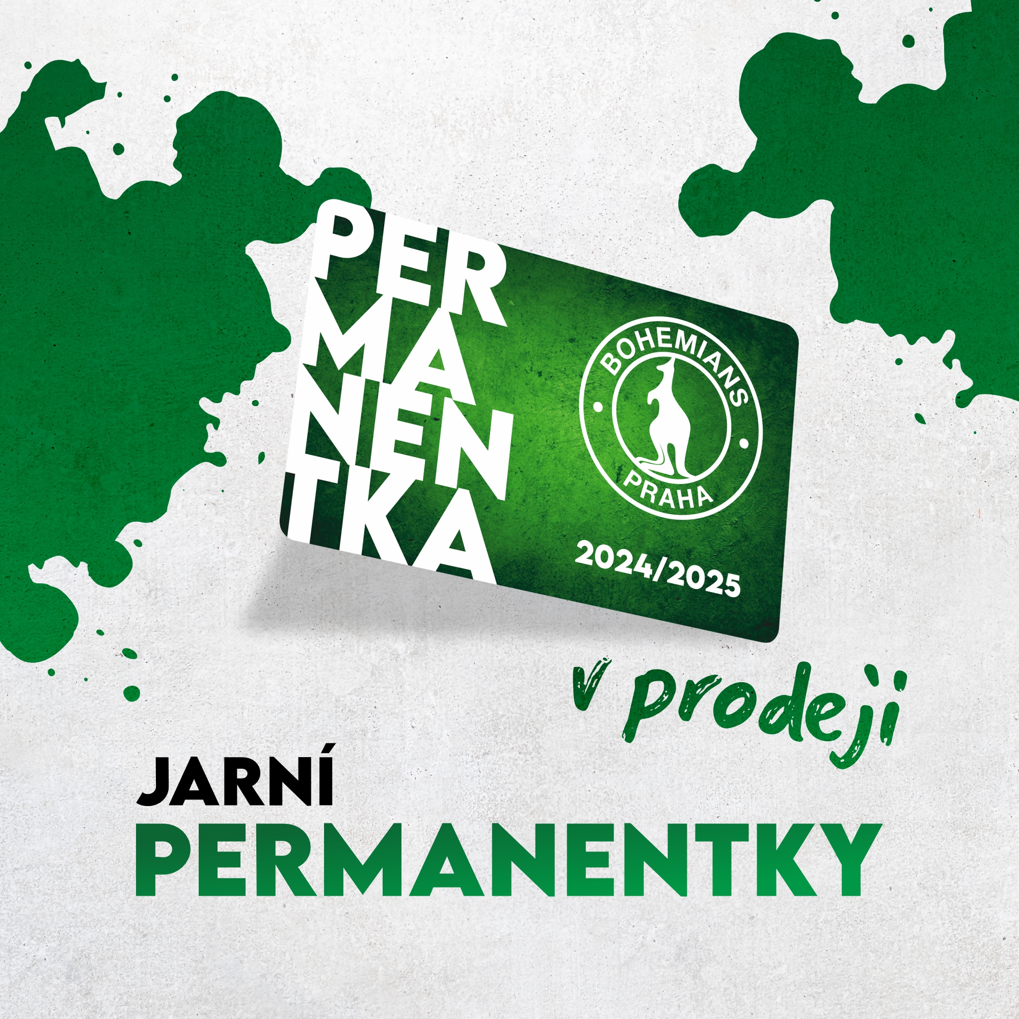 BOHEMIANS PRAHA 1905 - PERMANENTKA JARO 2025