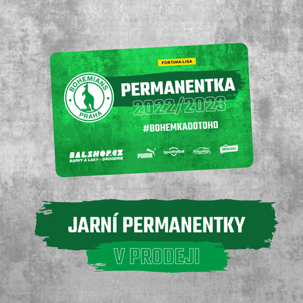BOHEMIANS PRAHA 1905 - Jarní permanentka 2022/2023