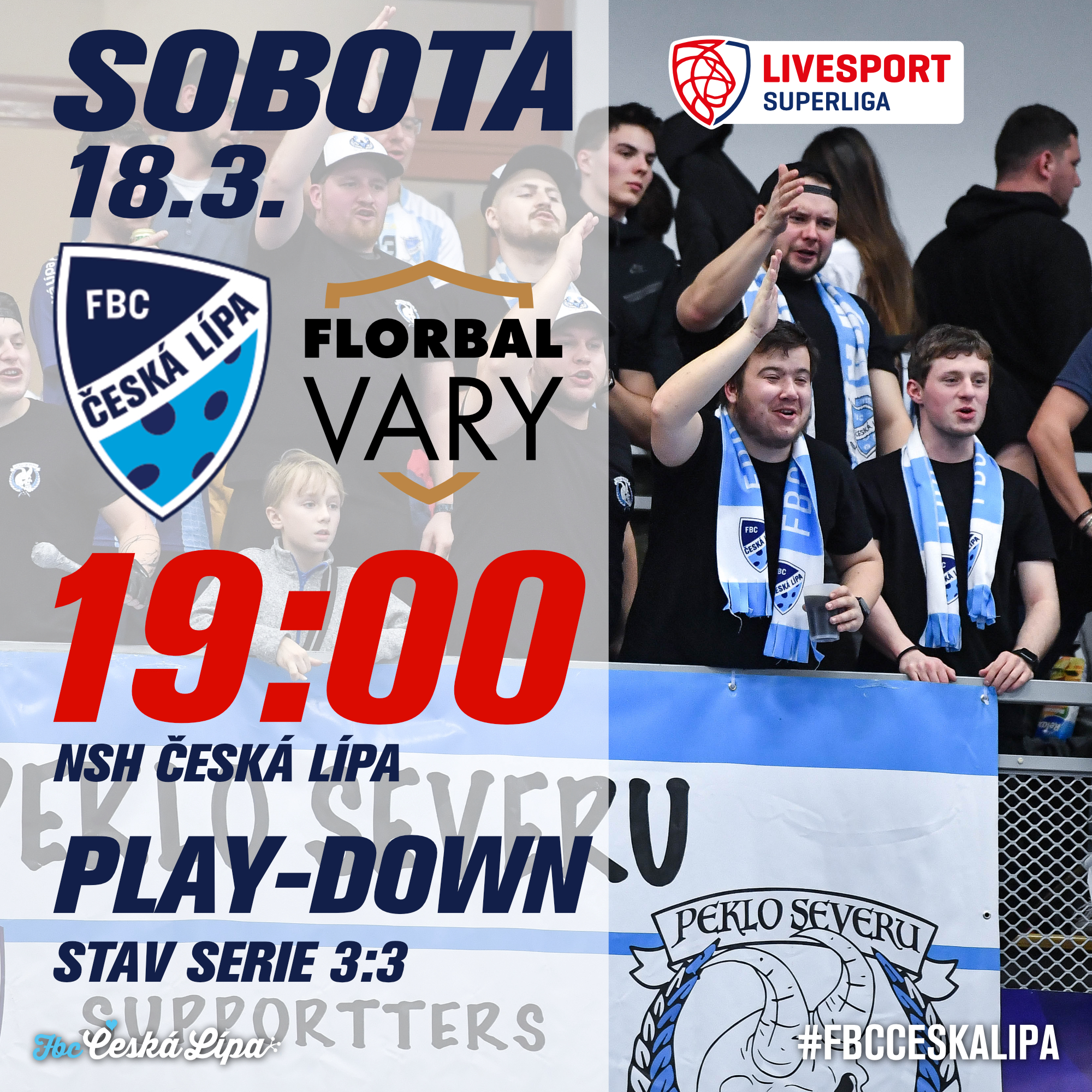 Play-down 1. kolo | FBC 4Clean česká Lípa - Florbal Vary