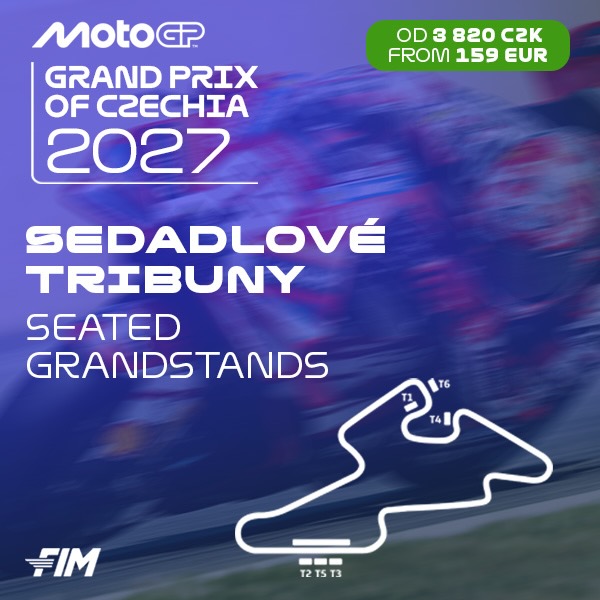 MOTO GP 2027 - Sedadlové tribuny