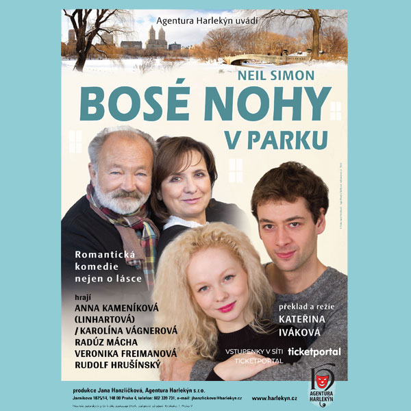 Bosé nohy v parku