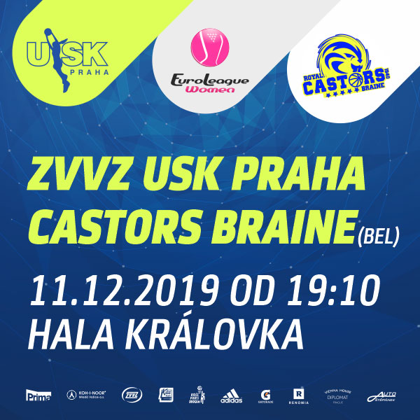 ZVVZ USK Praha - Mithra Castors Braine