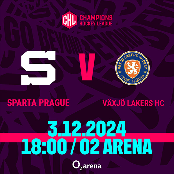 Čtvrtfinále CHL: HC Sparta Praha – Växjö Lakers HC