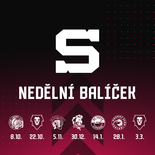 HC Sparta Praha - nedělní balíček
