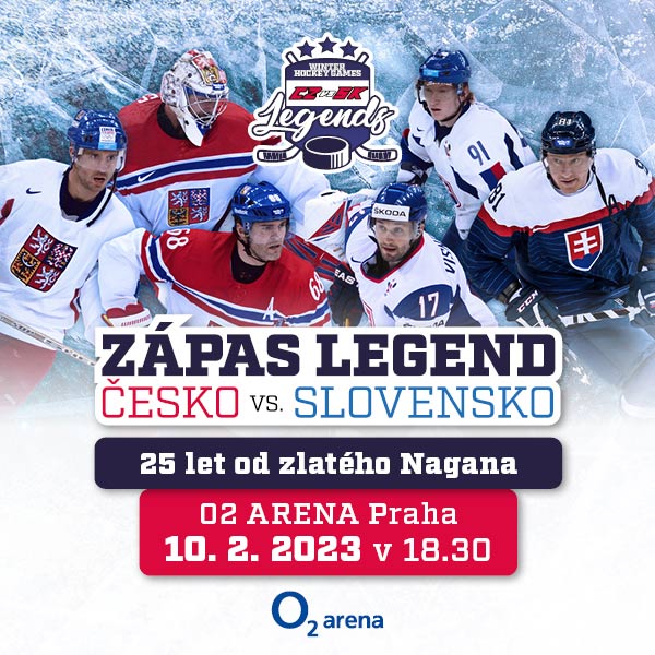 ZÁPAS LEGEND Česko vs. Slovensko