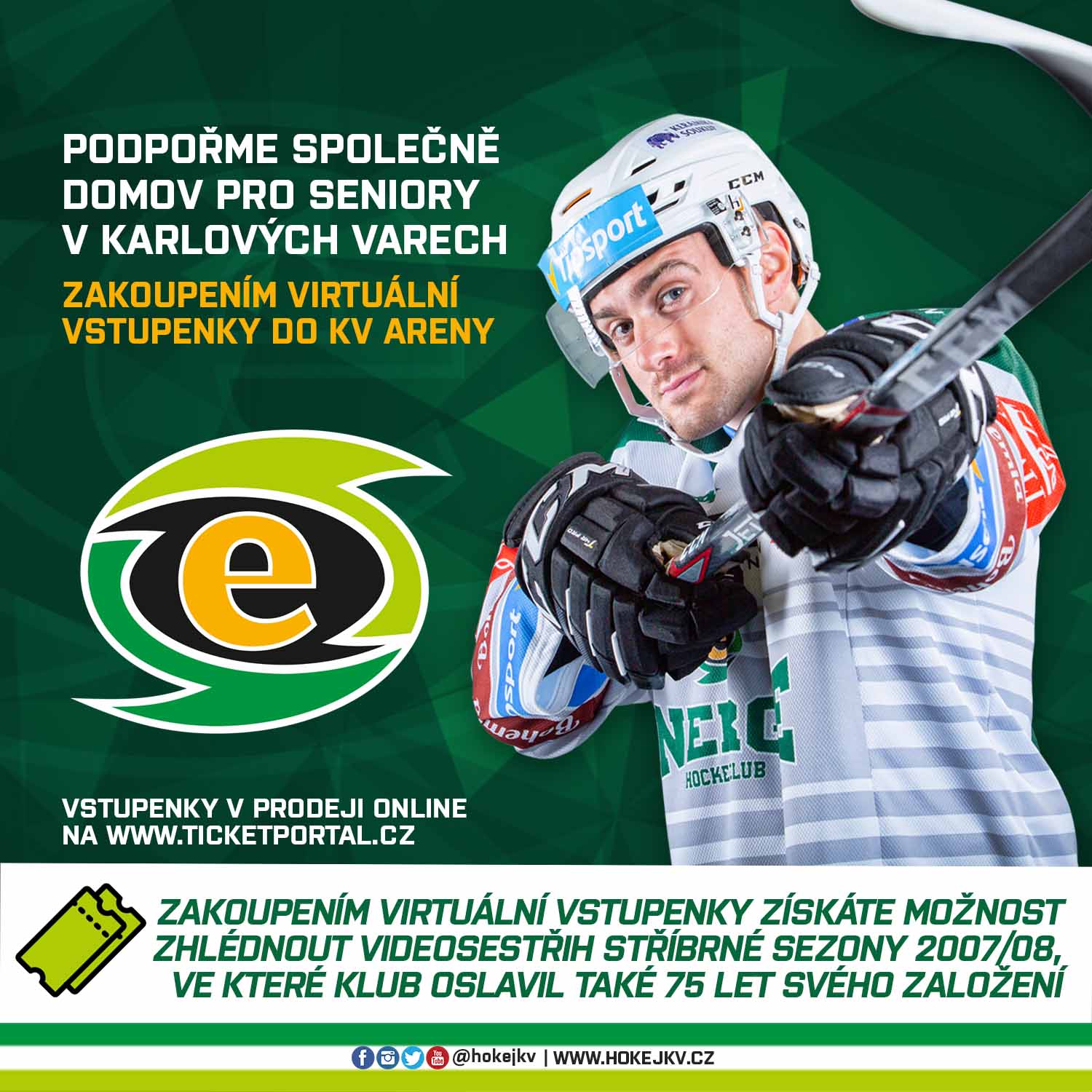 HC Energie KV – Jubilejní stříbrná sezona 2007-08