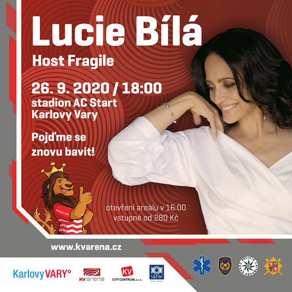 LUCIE BÍLÁ, host Fragile / POJĎME SE ZNOVU BAVIT!