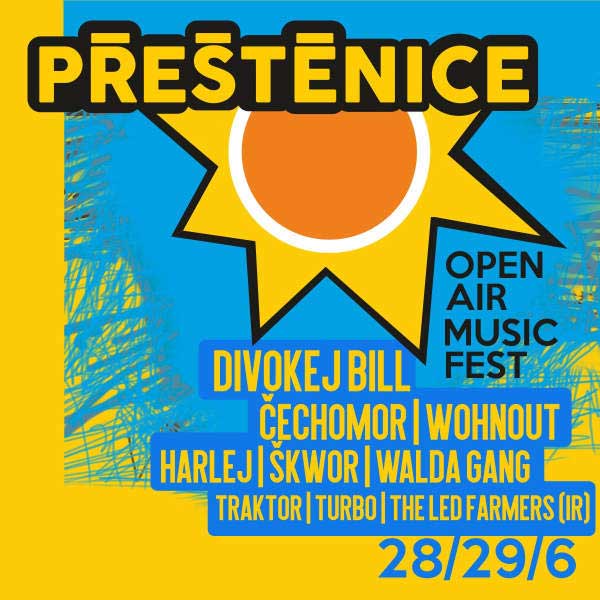 OPEN AIR MUSIC FEST PŘEŠTĚNICE 2019