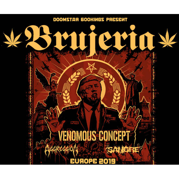 BRUJERIA (MEX) + VENOMOUS CONCEPT (US) + supports