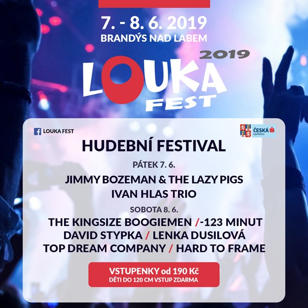 LOUKA FEST 2019, open air festival v Brandýse n/L.
