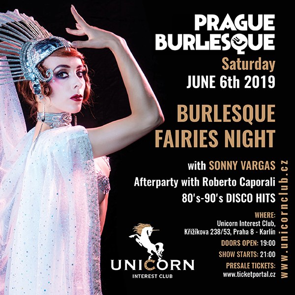 BURLESQUE FAIRIES NIGHT with SONNY VARGAS