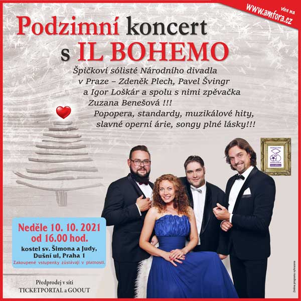 Podzimní koncert s IL BOHEMO...