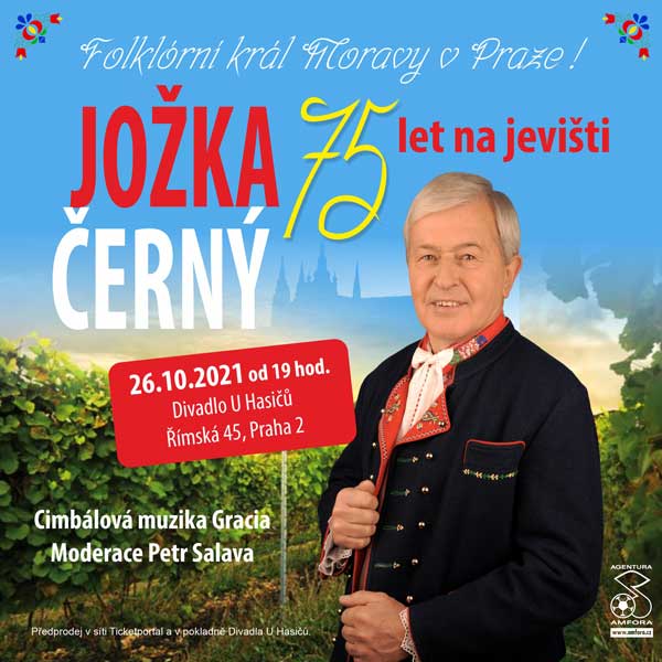 Jožka Černý 75 let na jevišti