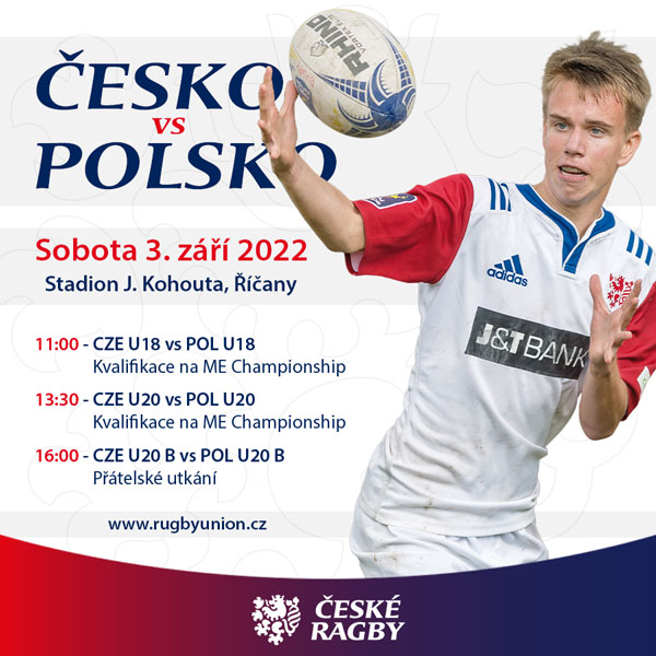 Ragby: Česko vs Polsko U18, U20