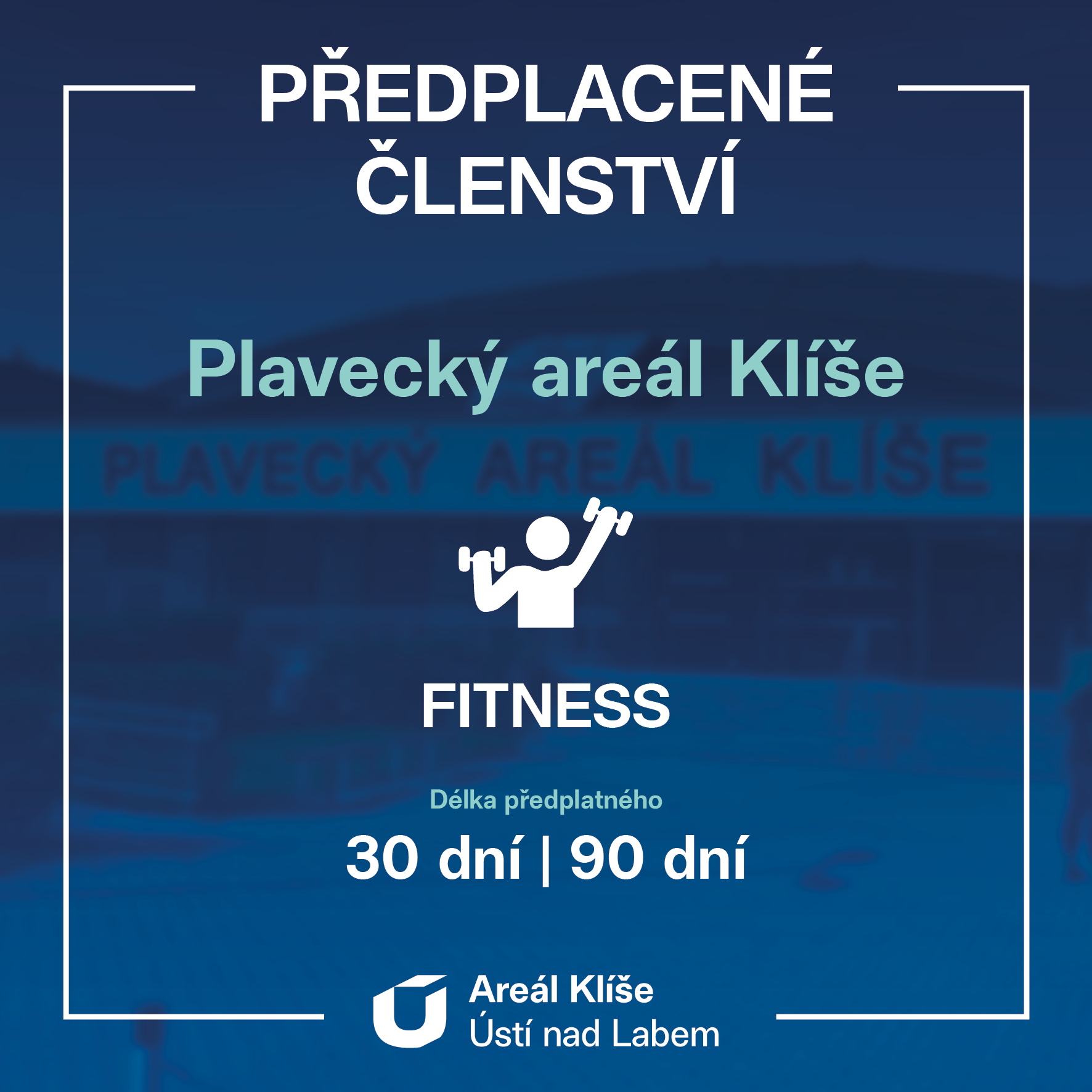 Předplacené členství - 30denní - Areál Klíše - fitness