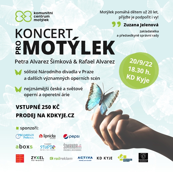 Petra Alvarez Šimková & Rafael Alvarez: Koncert pro Motýlek