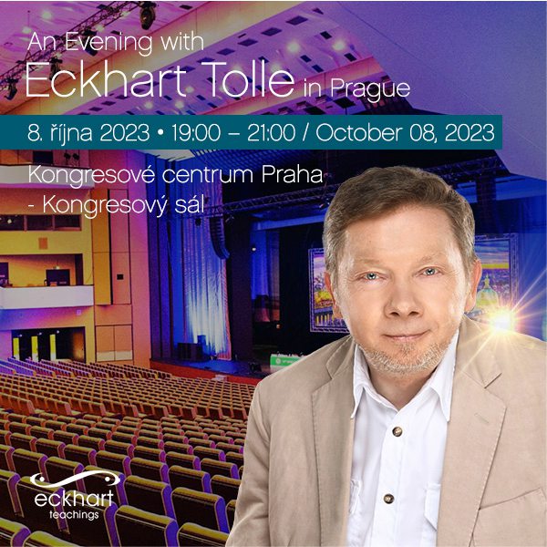 AN EVENING WITH ECKHART TOLLE IN PRAGUE