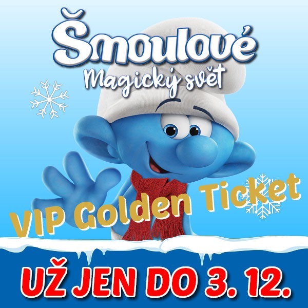 ŠMOULOVÉ - Magický svět - VIP golden ticket