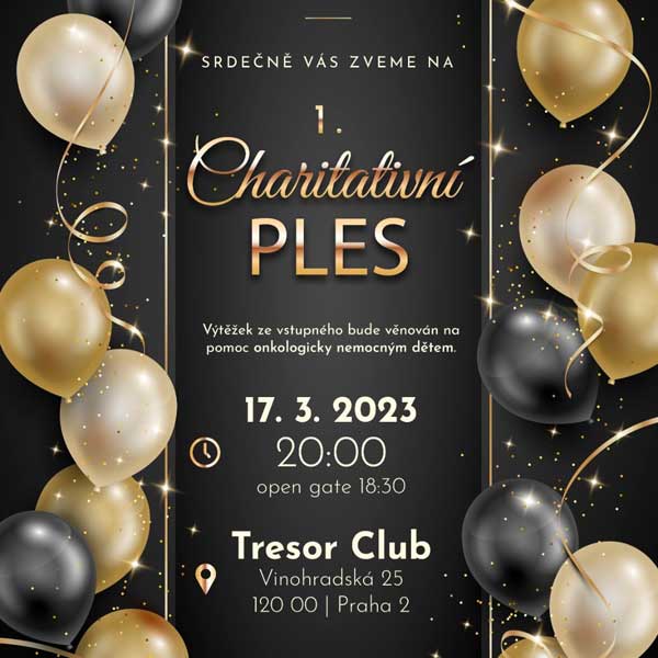 1. CHARITATIVNÍ PLES DORTEM PROTI RAKOVINĚ