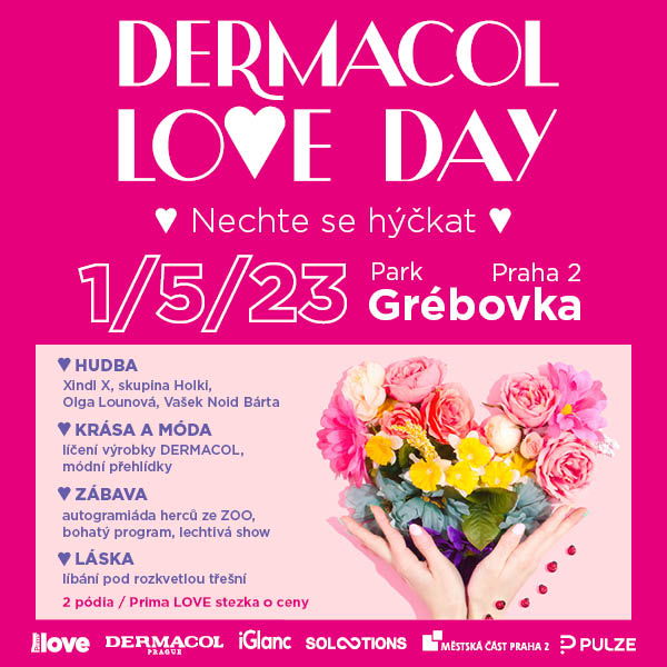 DERMACOL LOVE DAY 2023 - Růžová taška Dermacol