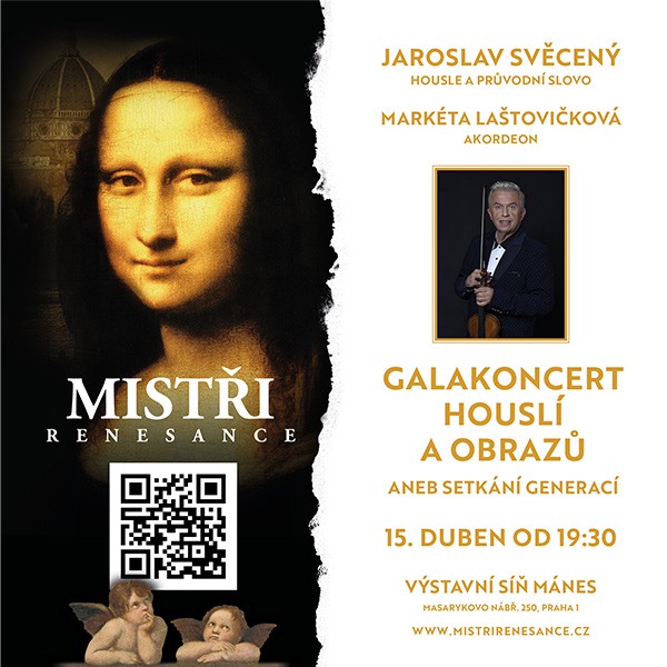 JAROSLAV SVĚCENÝ - GALAKONCERT HOUSLÍ A OBRAZŮ