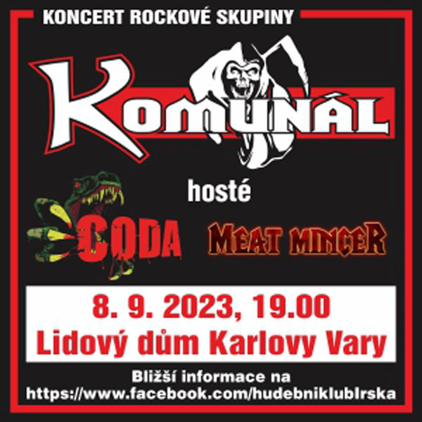 KOMUNÁL, hosté CODA + Meat Mincer