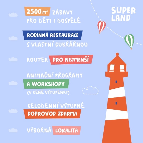 SUPERLAND – rodinný zábavní park