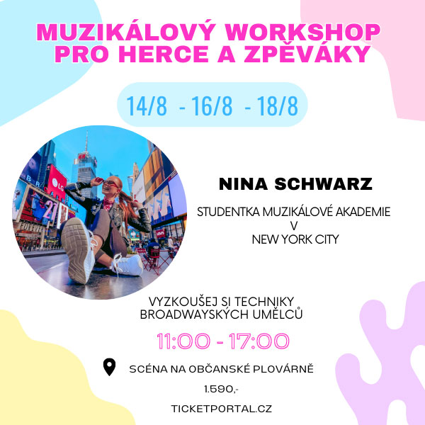 MUZIKÁLOVÝ WORKSHOP PRO HERCE A ZPĚVÁKY – NINA SCHWARZ