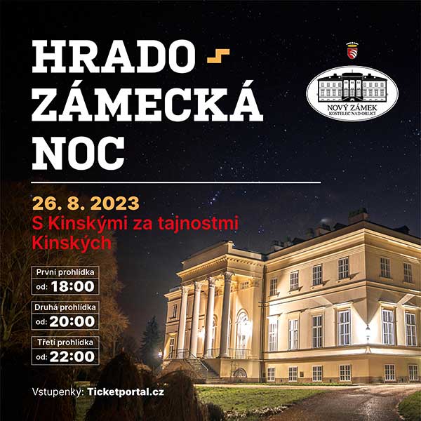 Hradozámecká noc s Kinskými za tajnostmi Kinských