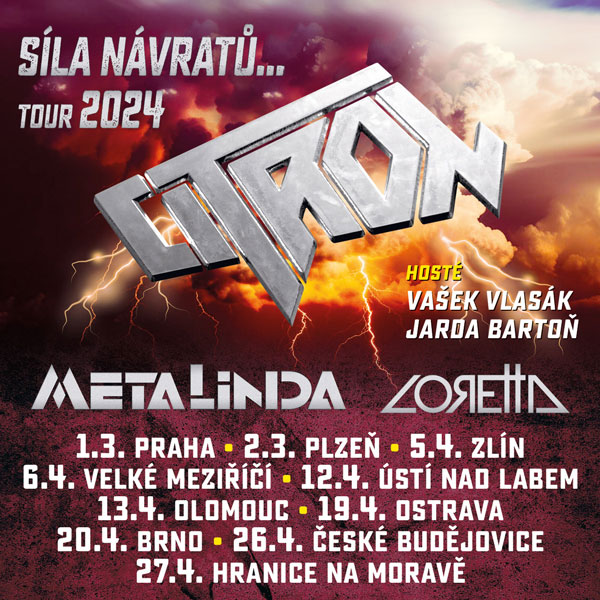CITRON - Síla návratů tour 2024