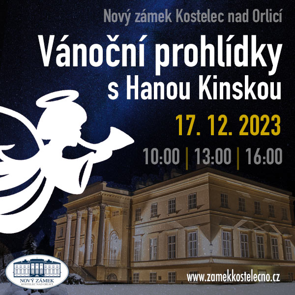 Vánoční prohlídky s Hanou Kinskou