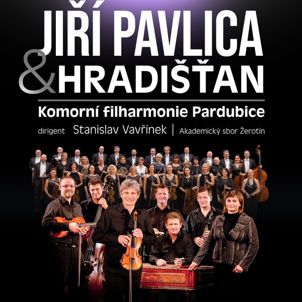 HRADIŠŤAN & Jiří Pavlica s Komorní filharmonií Pardubice