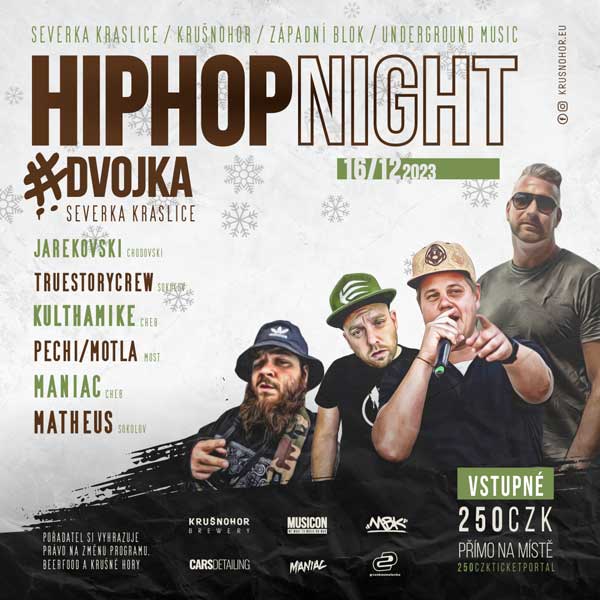 Vánoční HipHop Night Krušnohor