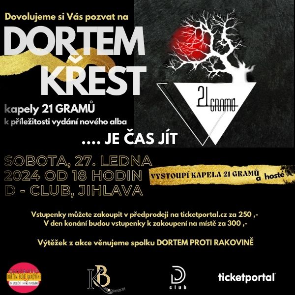 DORTEM KŘEST - křest alba skupiny 21 Gramů a další